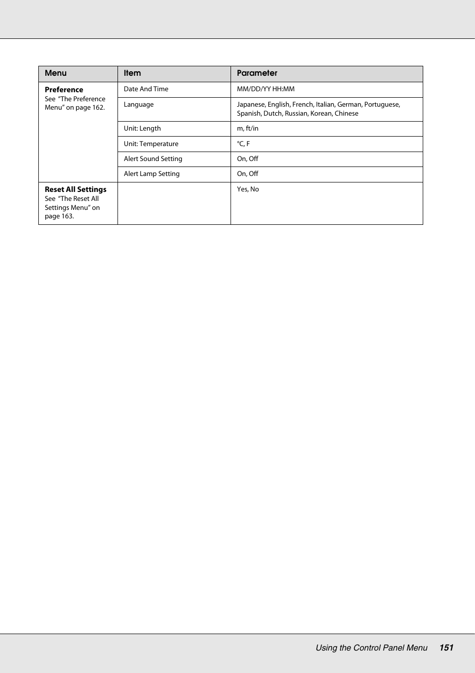 Epson S70670 User Manual | Page 151 / 193