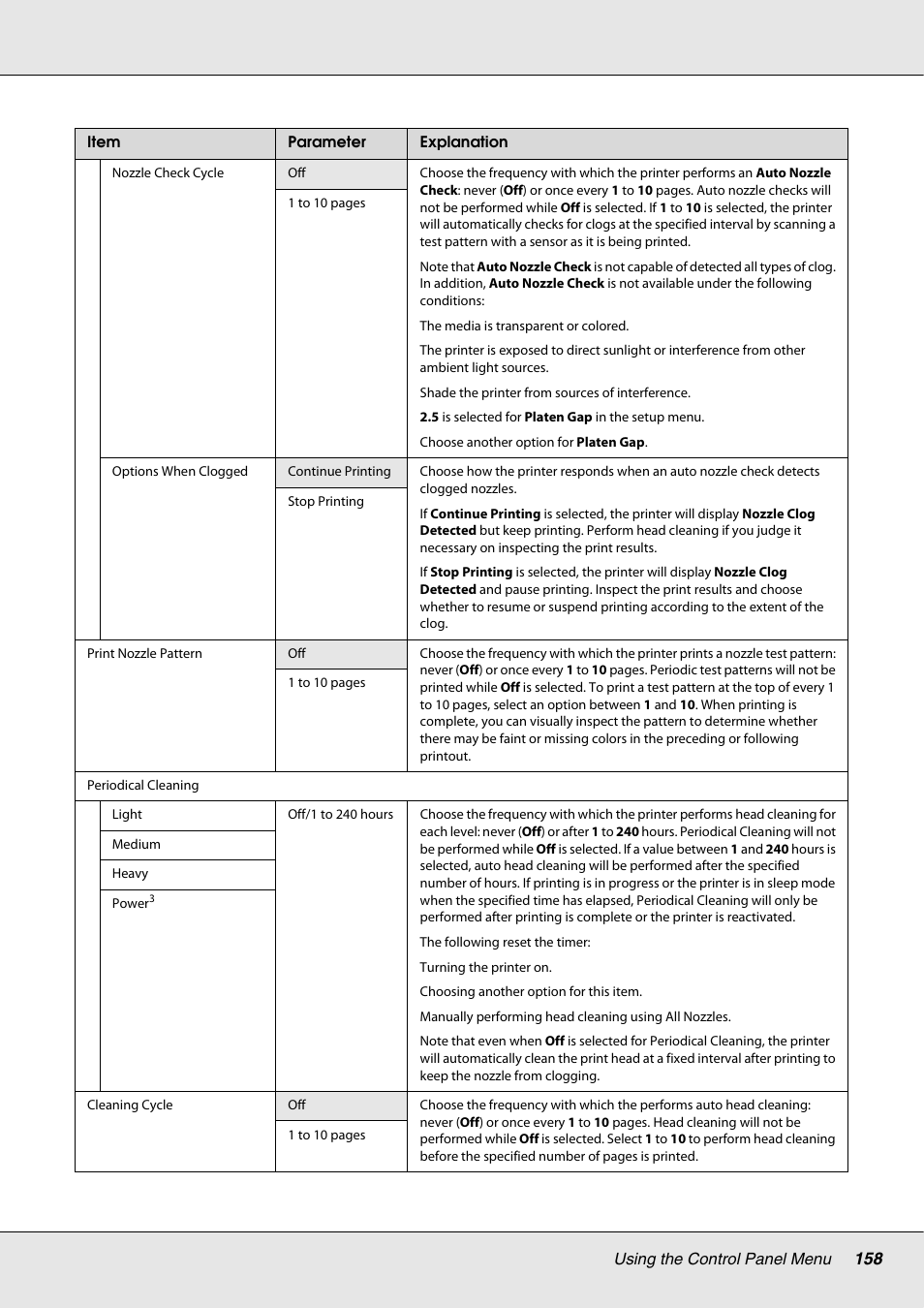 Epson S70670 User Manual | Page 158 / 193