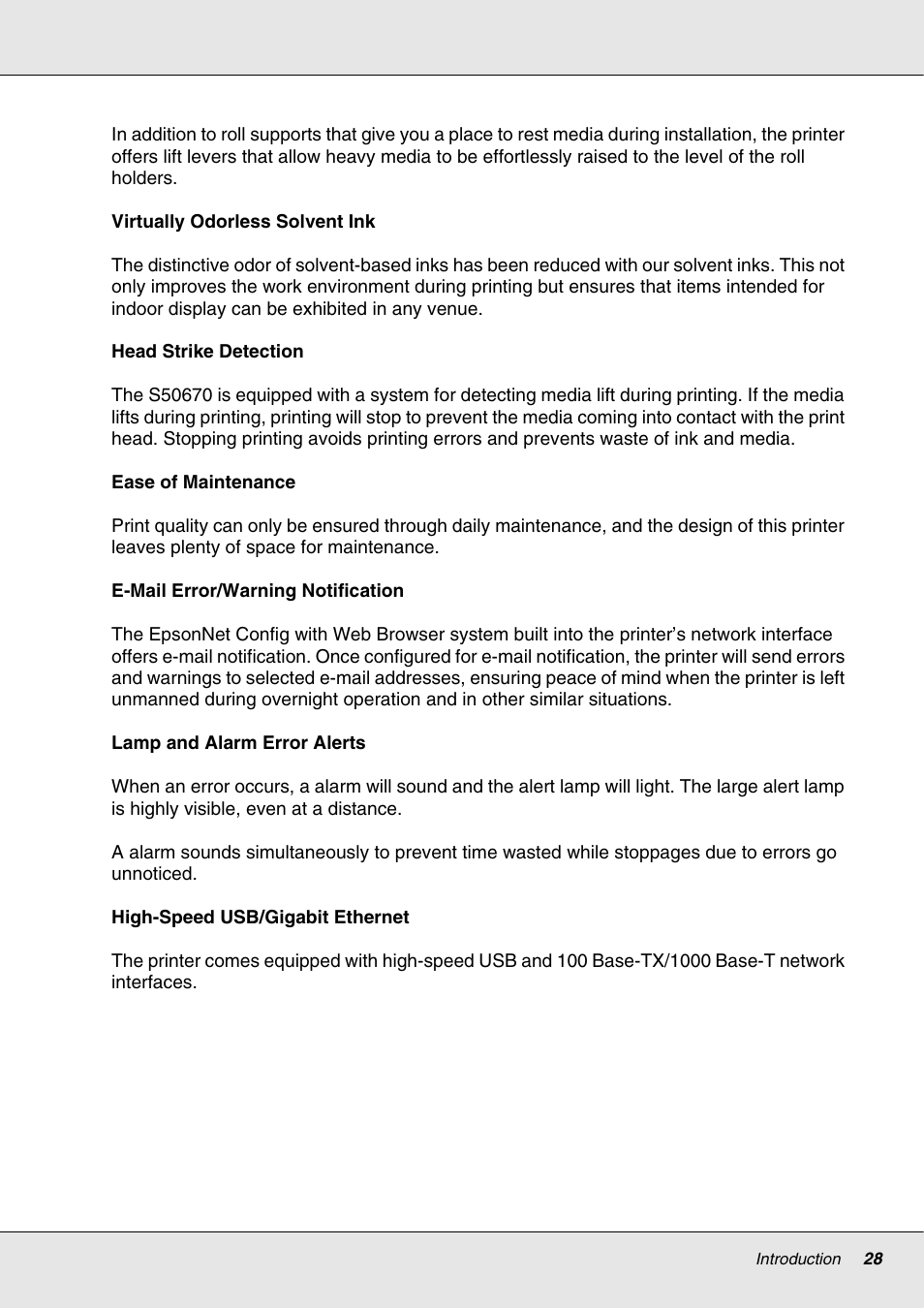 Epson S70670 User Manual | Page 28 / 193