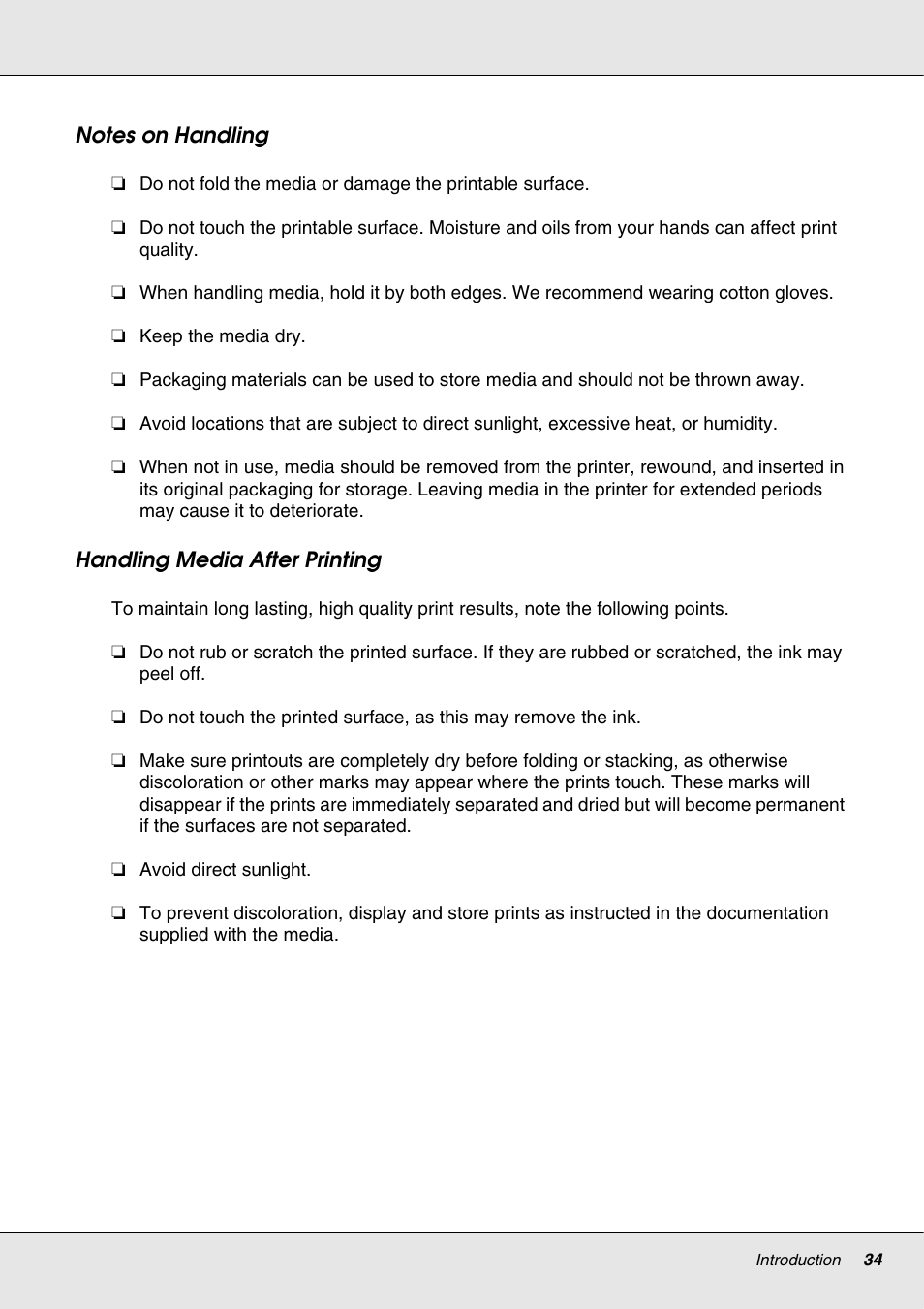 Epson S70670 User Manual | Page 34 / 193