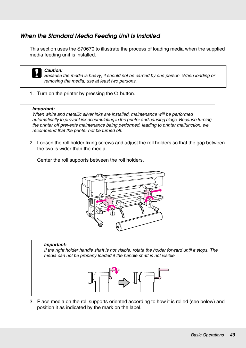 Epson S70670 User Manual | Page 40 / 193