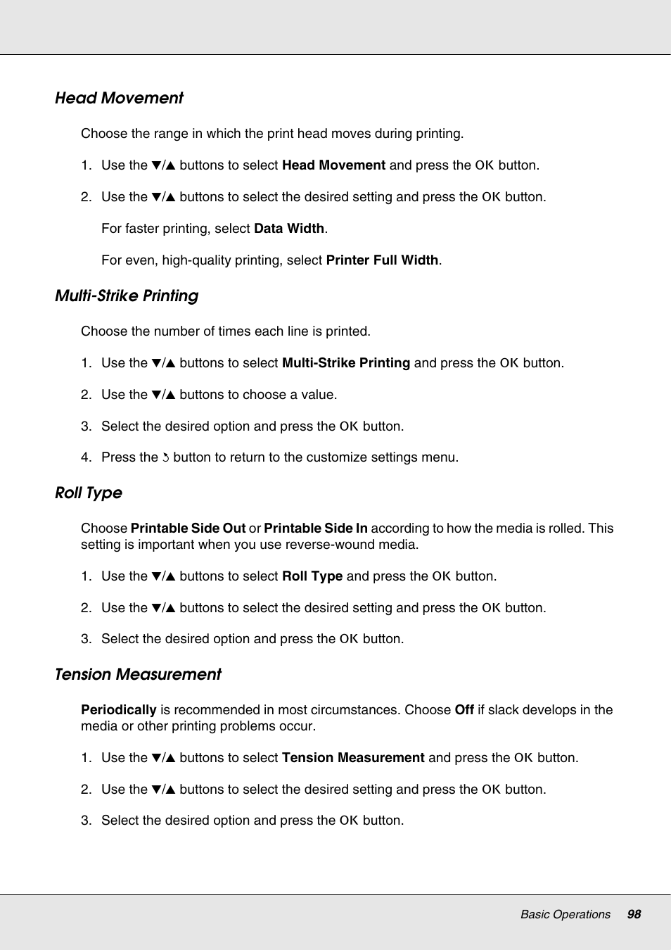 Epson S70670 User Manual | Page 98 / 193