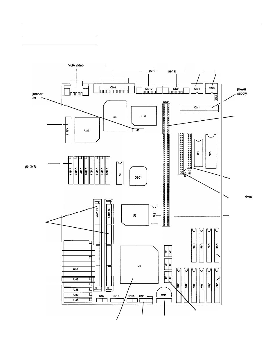 Main system board diagram, Epson equity 4 | Epson Equity 4+ User Manual | Page 3 / 8