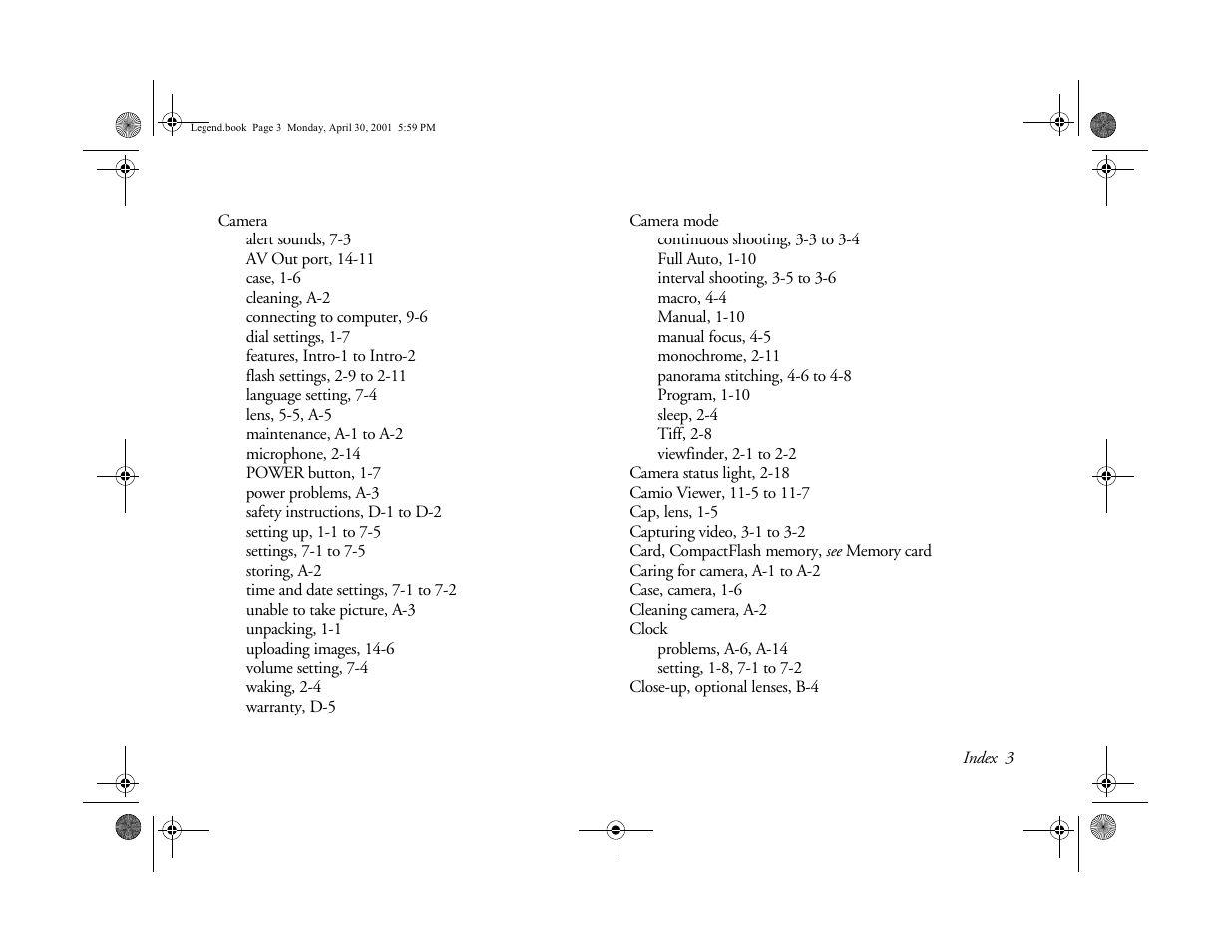 Epson PhotoPC 3100Z User Manual | Page 176 / 193