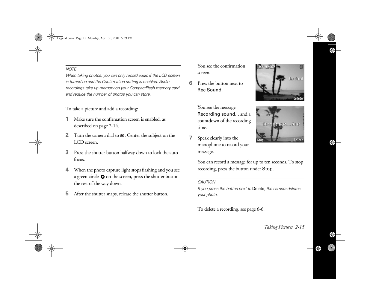 Epson PhotoPC 3100Z User Manual | Page 40 / 193