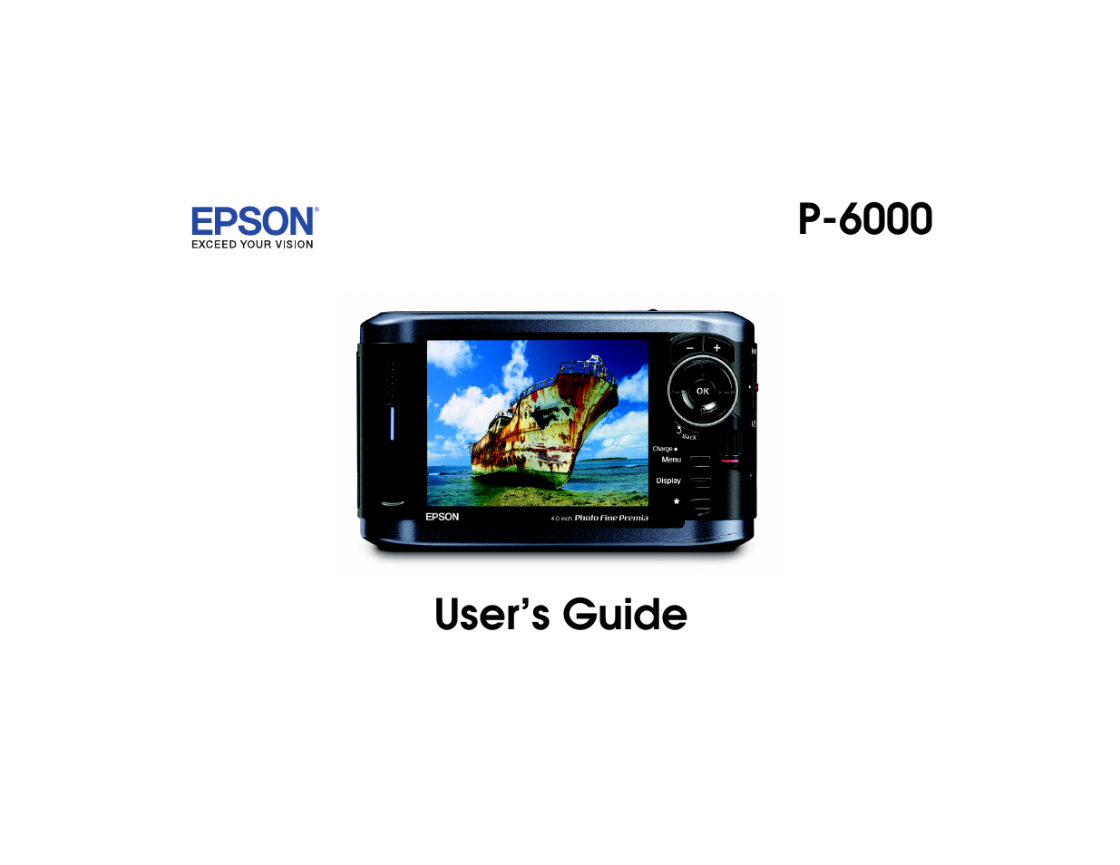 Epson Multimedia Photo Viewer P-6000 User Manual | 97 pages