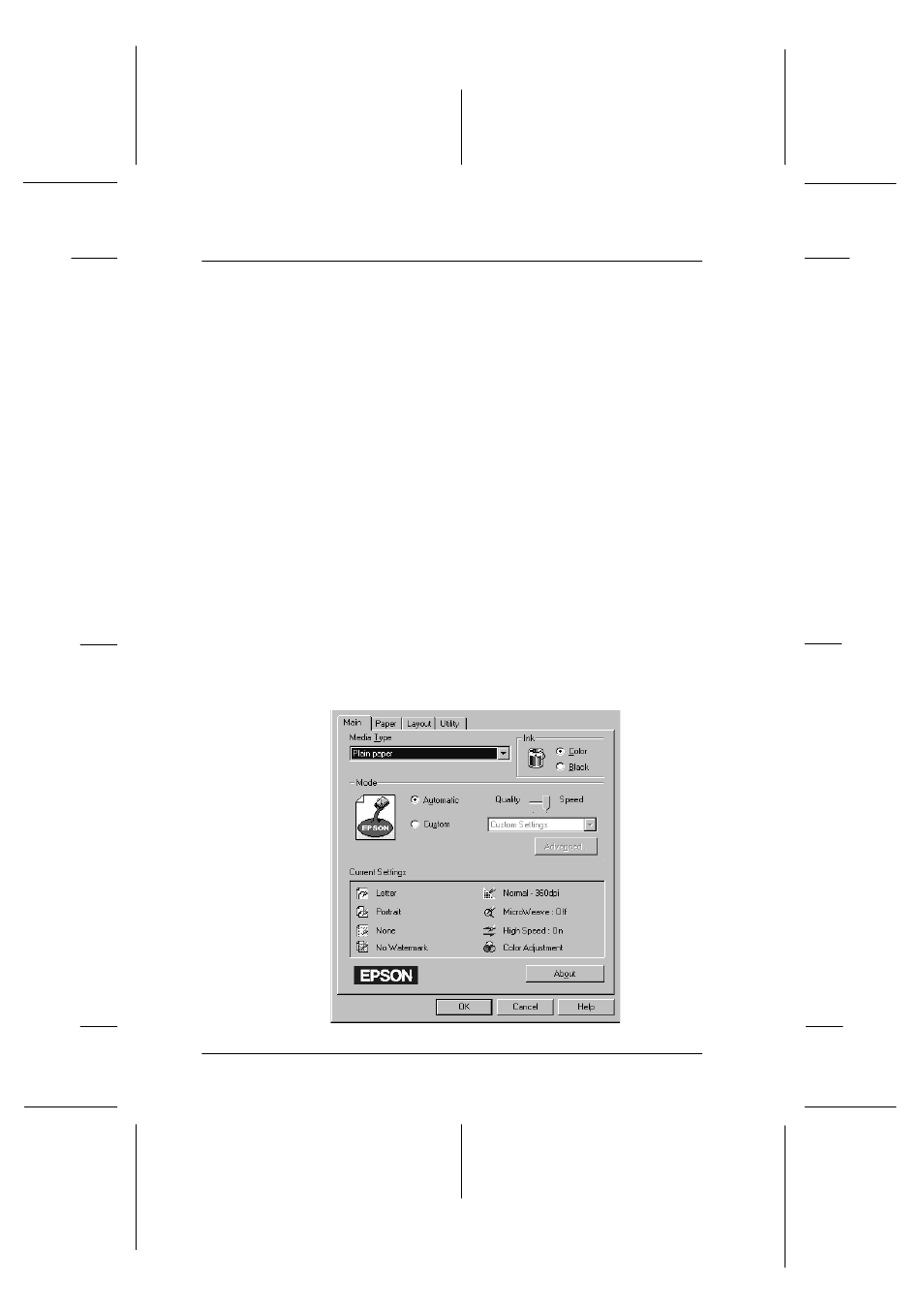 Oahu short.bk rev. c, Printing your first page | Epson 640 User Manual | Page 23 / 45
