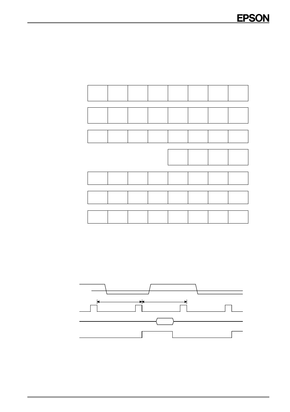 Rtc - 4543 sa/sb, Timer data organization | Epson RTC-4543SB User Manual | Page 9 / 16