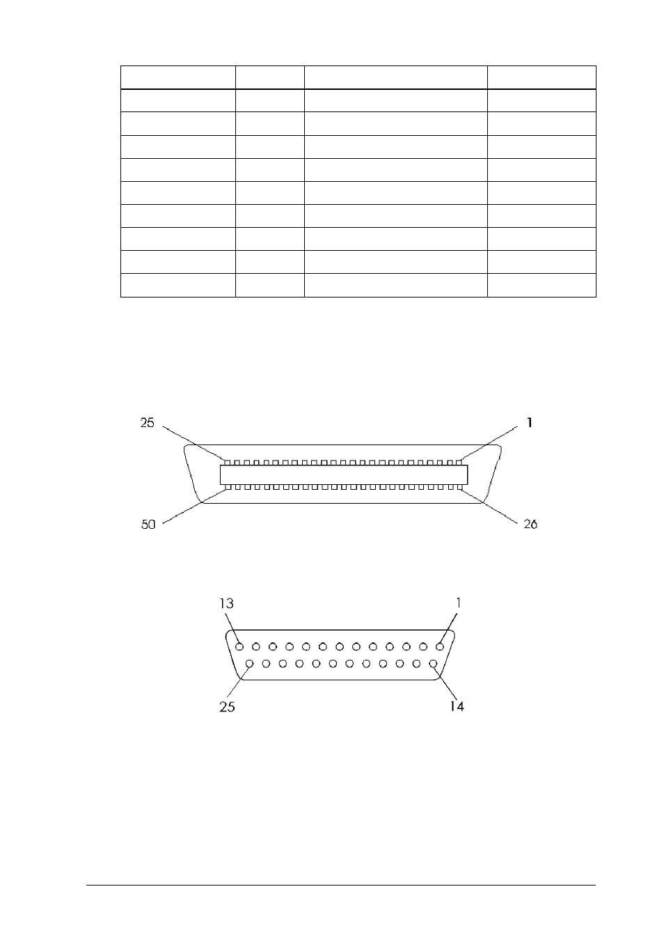 Message list, Connector pin arrangement, A-11 | Interface specifications | Epson GT-6500  EN User Manual | Page 173 / 268