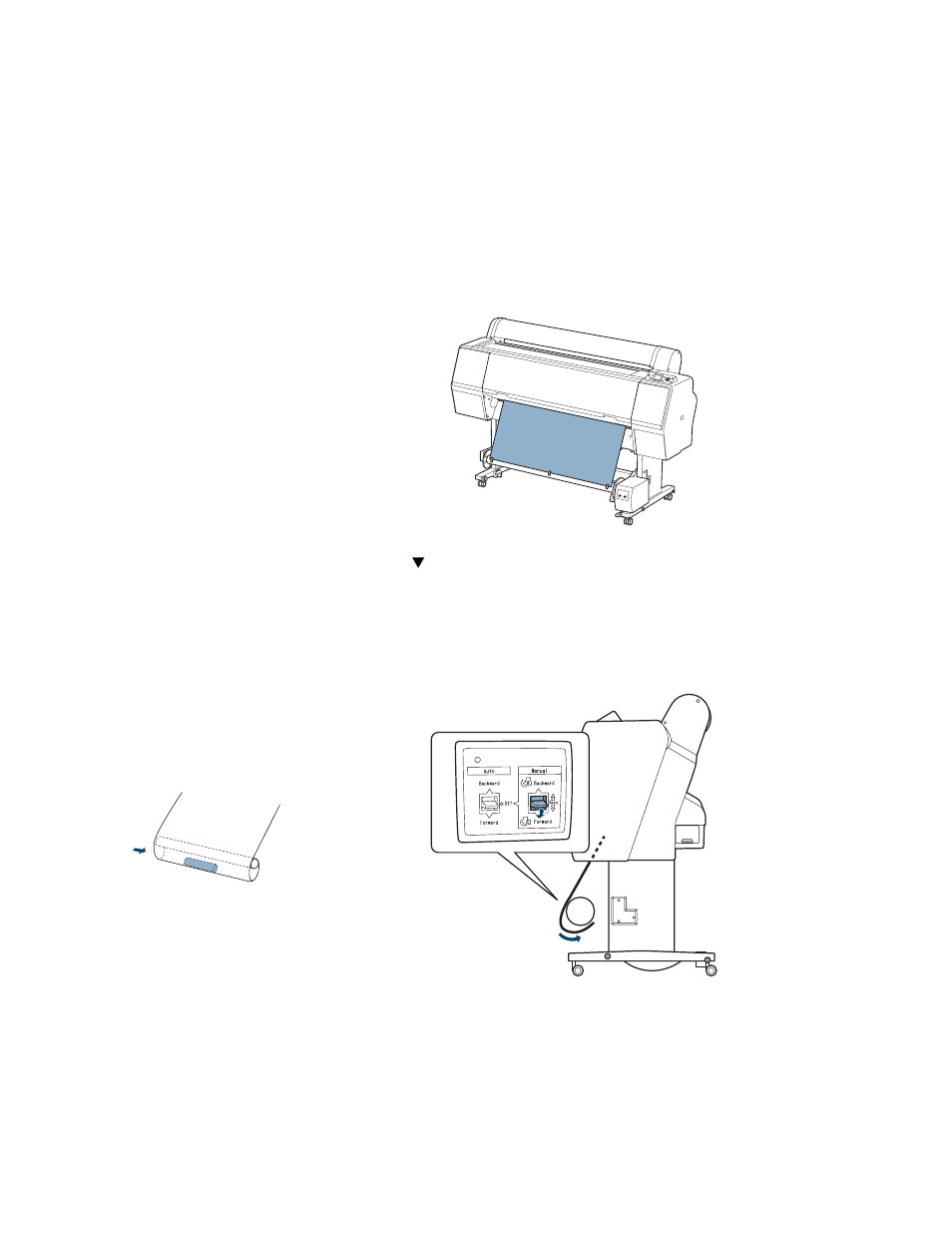 Winding prints forward | Epson STYLUS 7890 User Manual | Page 201 / 224