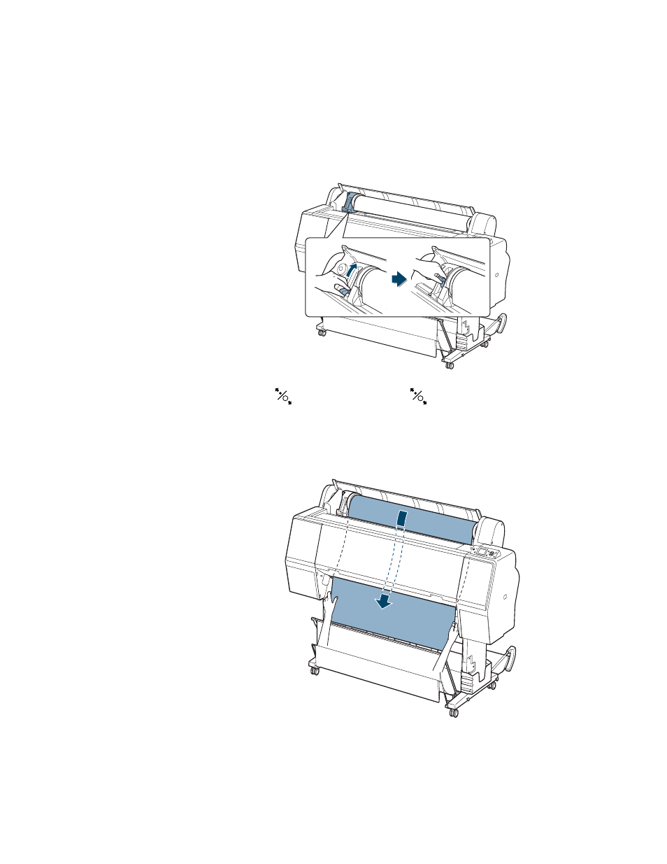 Loading the paper for printing | Epson STYLUS 7890 User Manual | Page 66 / 224