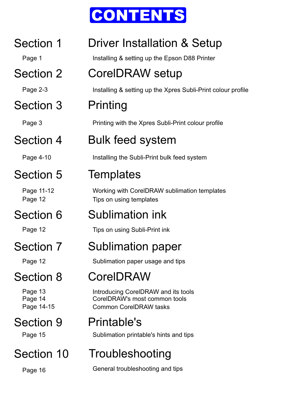 Xpres Subli-Print Epson D88 User Manual | Page 2 / 18