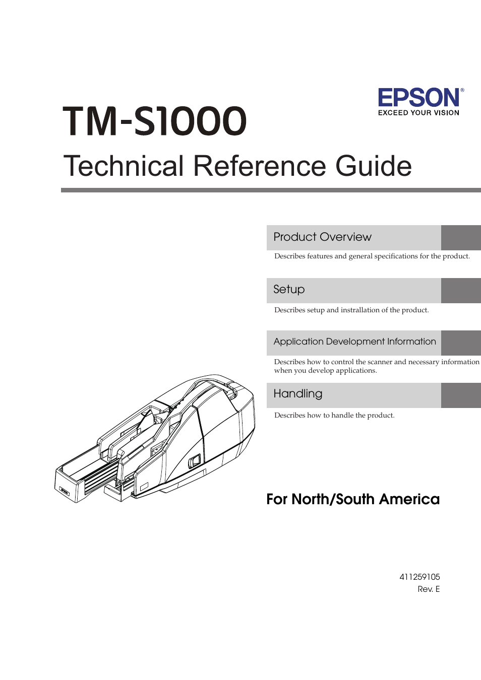 Epson TM-S1000 User Manual | 58 pages