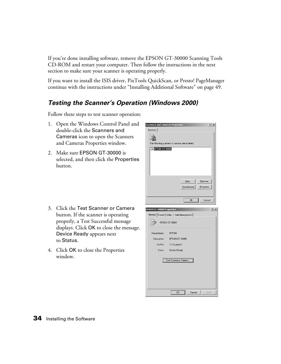 Epson GT-30000 User Manual | Page 40 / 148