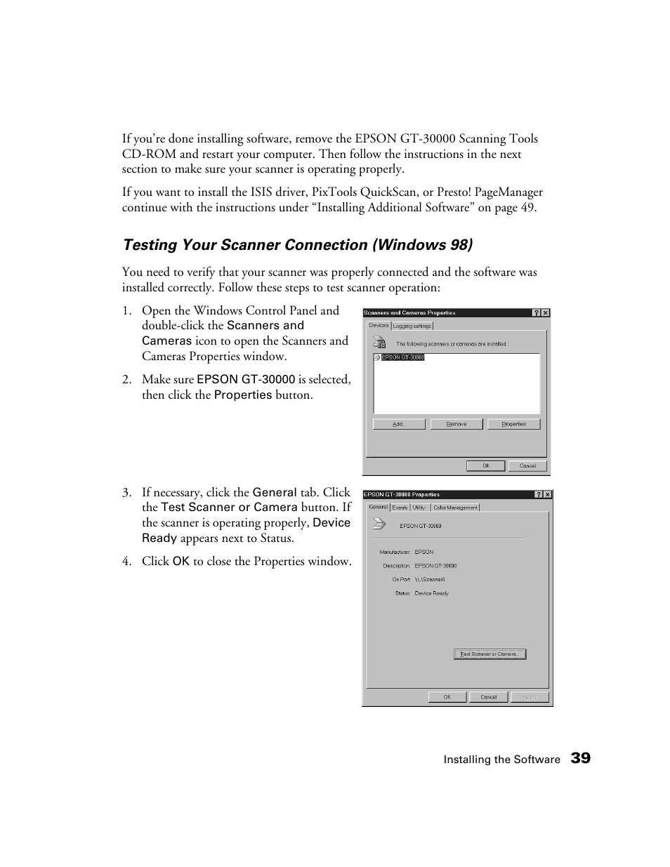 Epson GT-30000 User Manual | Page 45 / 148