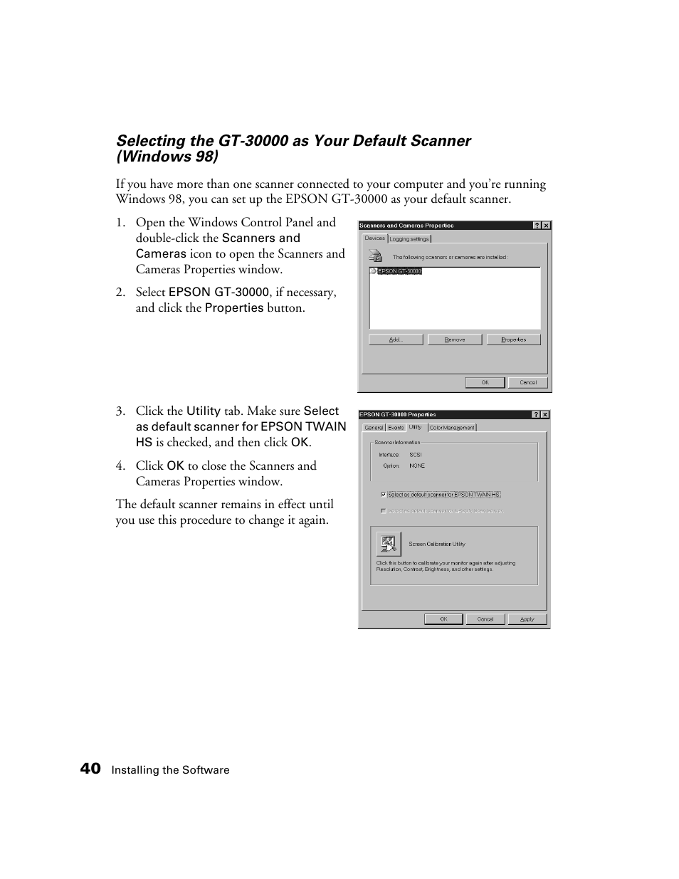 Epson GT-30000 User Manual | Page 46 / 148
