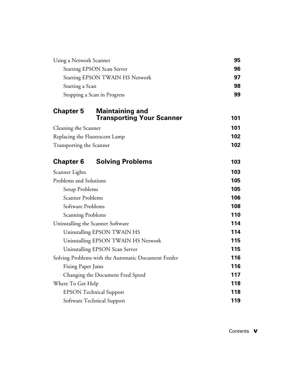 Epson GT-30000 User Manual | Page 5 / 148