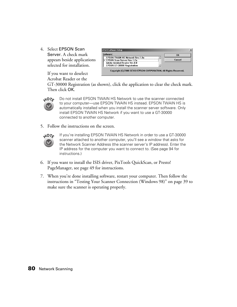 Epson GT-30000 User Manual | Page 86 / 148