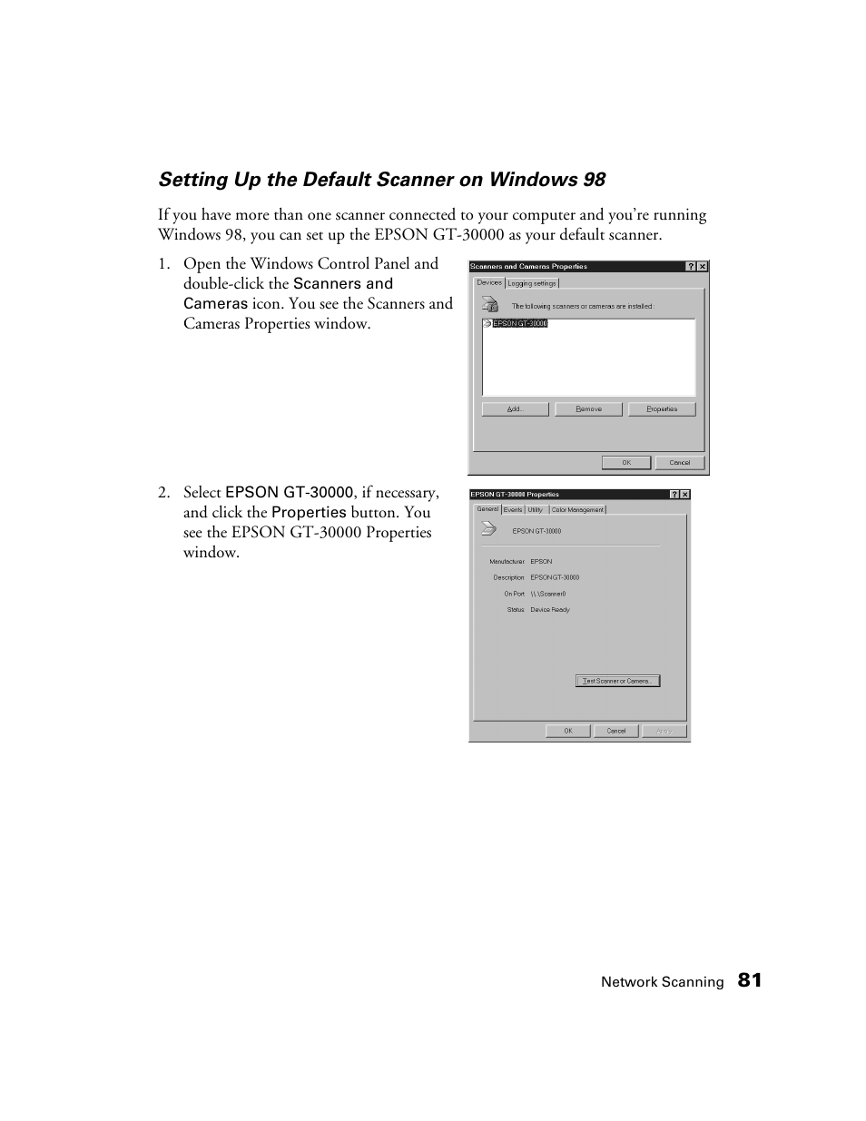 Epson GT-30000 User Manual | Page 87 / 148