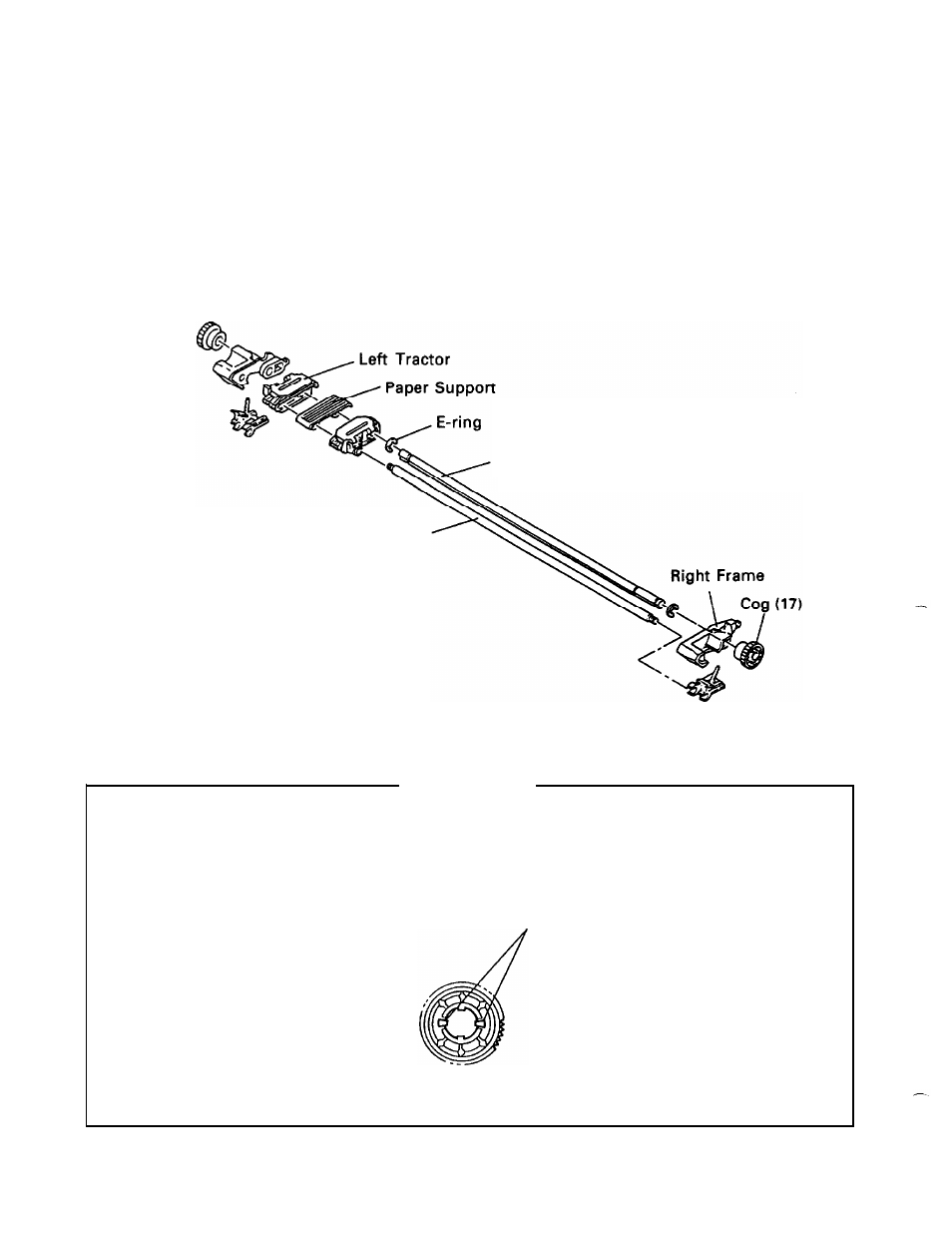 Disassembling the tractor unit | Epson FX-870/1170 User Manual | Page 101 / 181