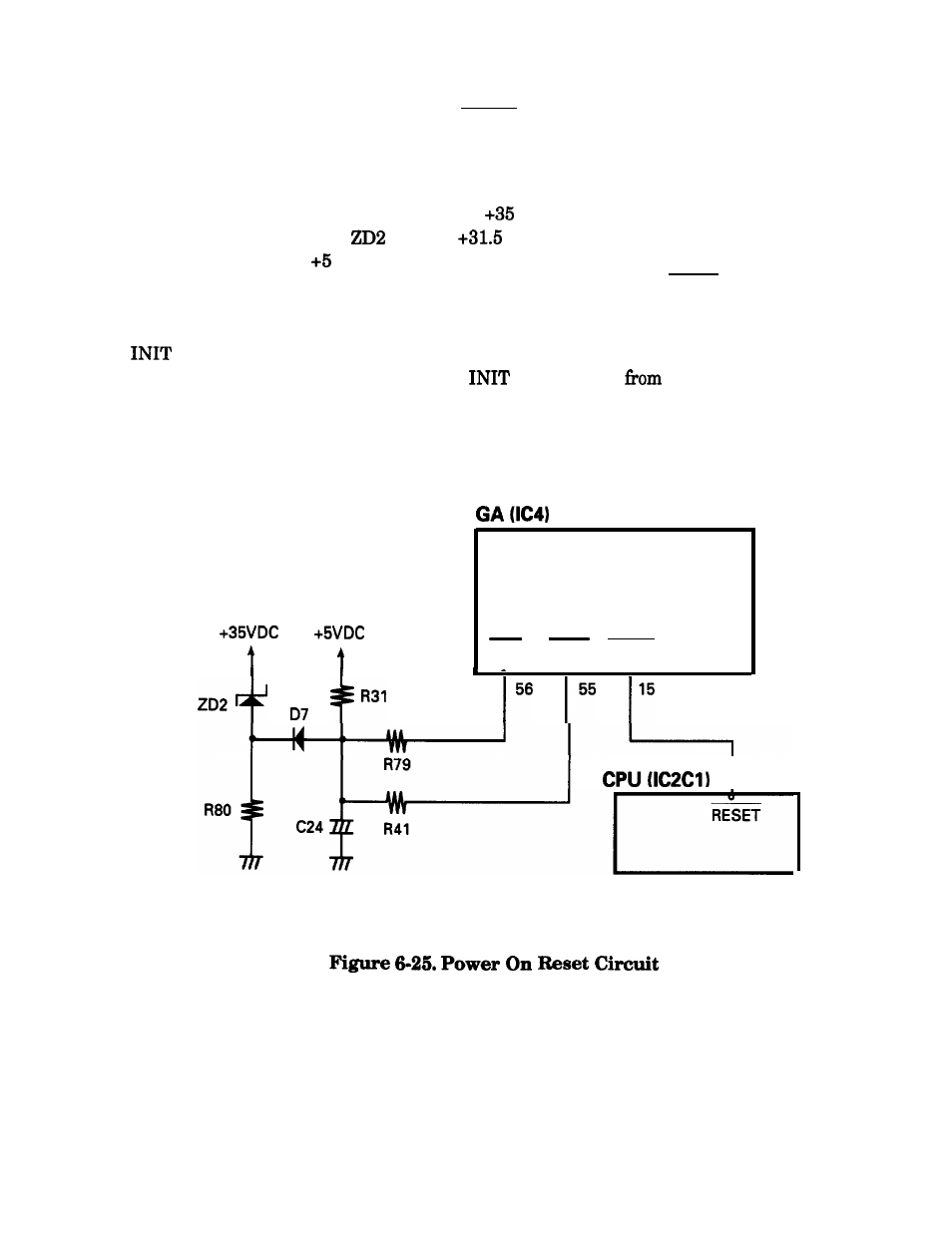 Reset circuit | Epson FX-870/1170 User Manual | Page 140 / 181