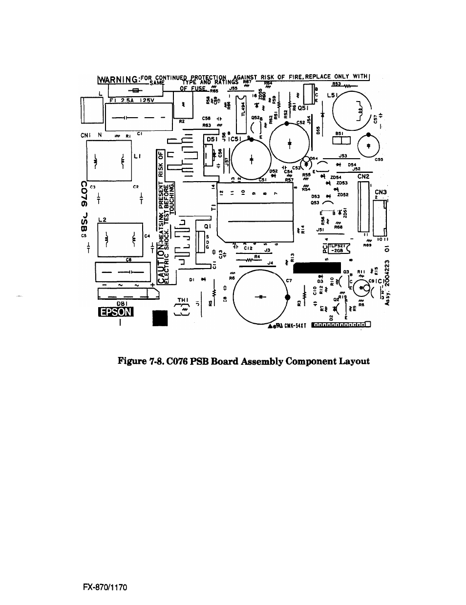 Epson FX-870/1170 User Manual | Page 164 / 181