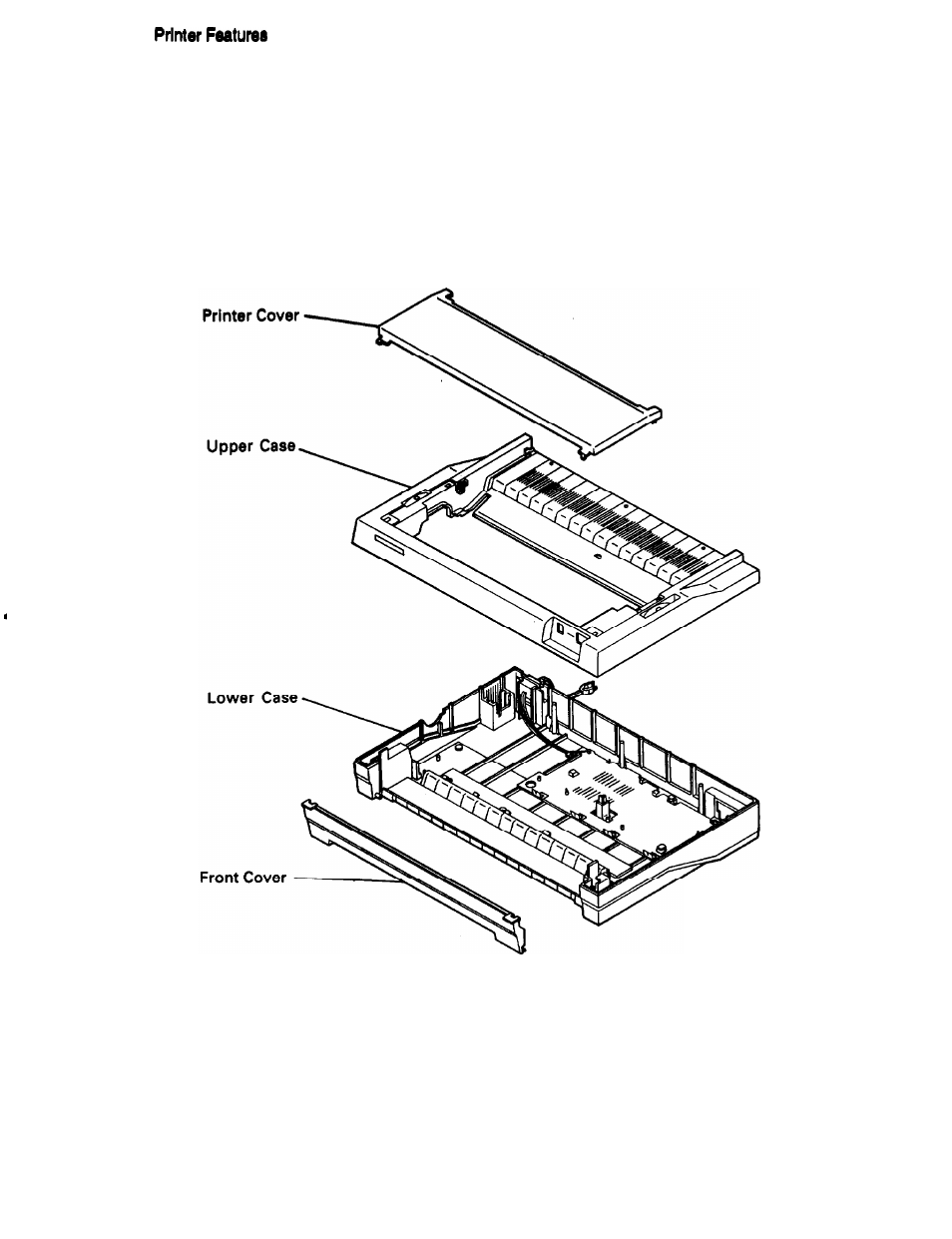 Housing assembly | Epson FX-870/1170 User Manual | Page 44 / 181