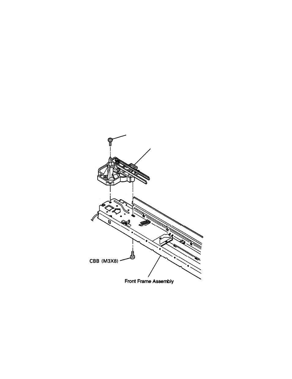 Removing the ribbon drive (rd) assembly | Epson FX-870/1170 User Manual | Page 96 / 181