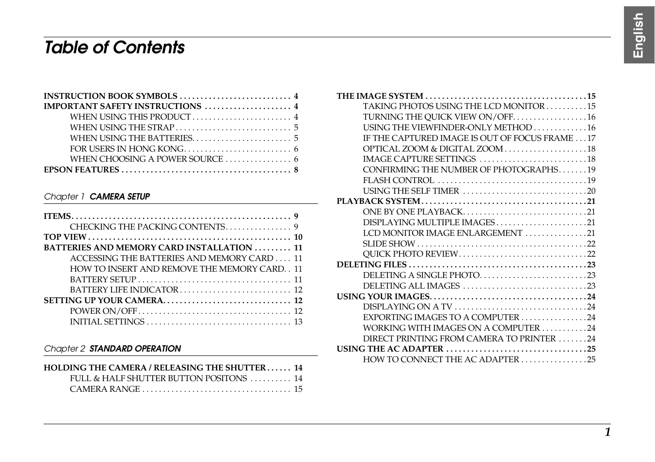 Epson PhotoPC L-400 User Manual | 65 pages