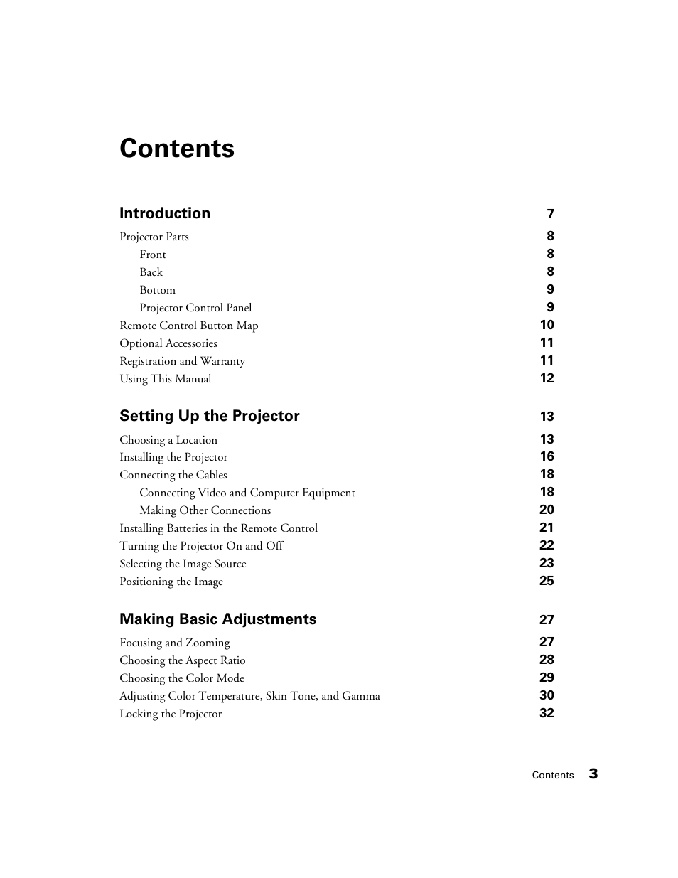 Epson 1080 User Manual | Page 3 / 76