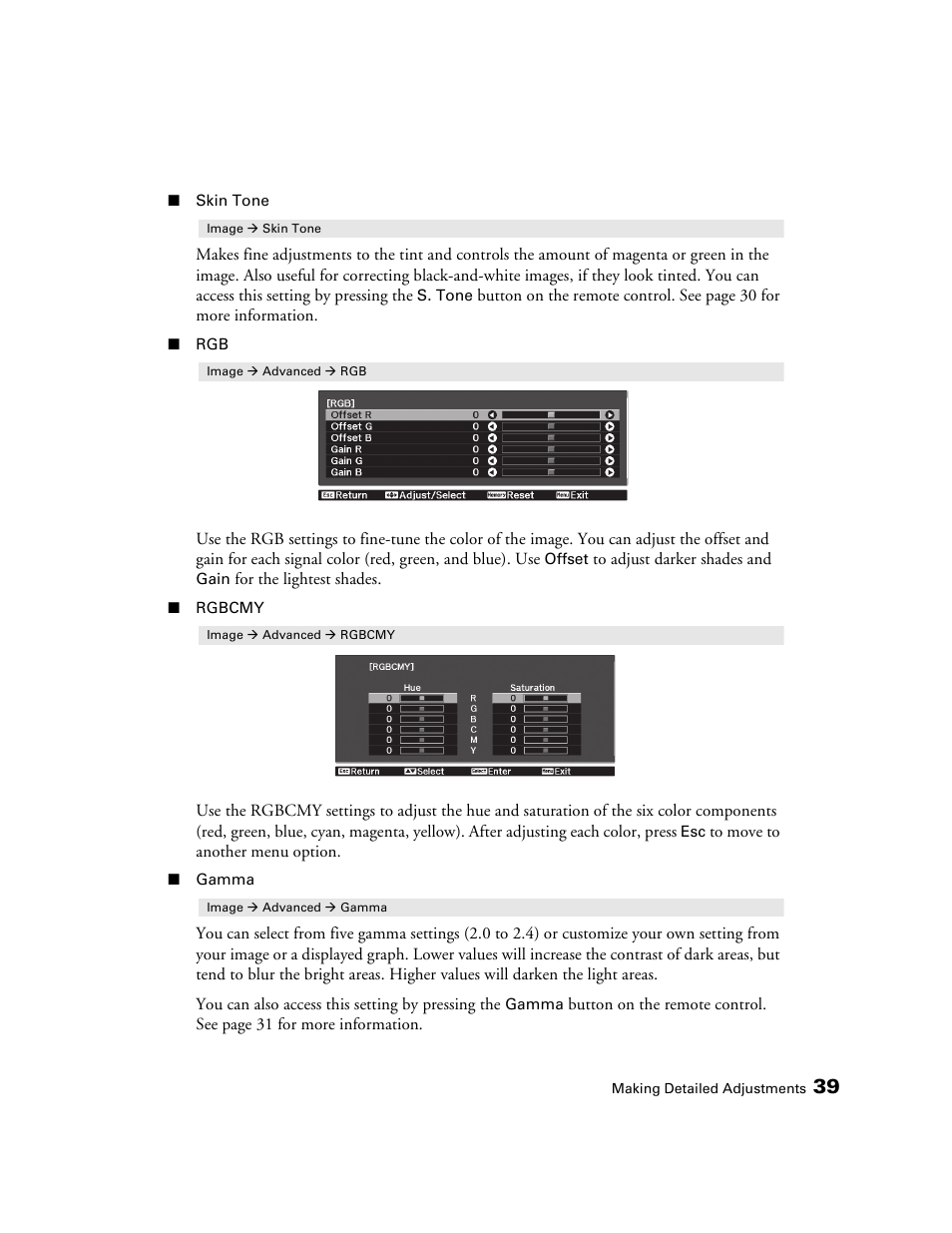 Epson 1080 User Manual | Page 39 / 76