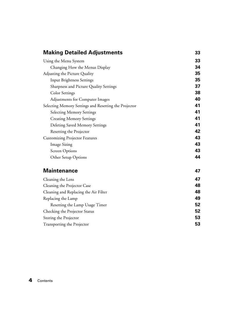 Epson 1080 User Manual | Page 4 / 76