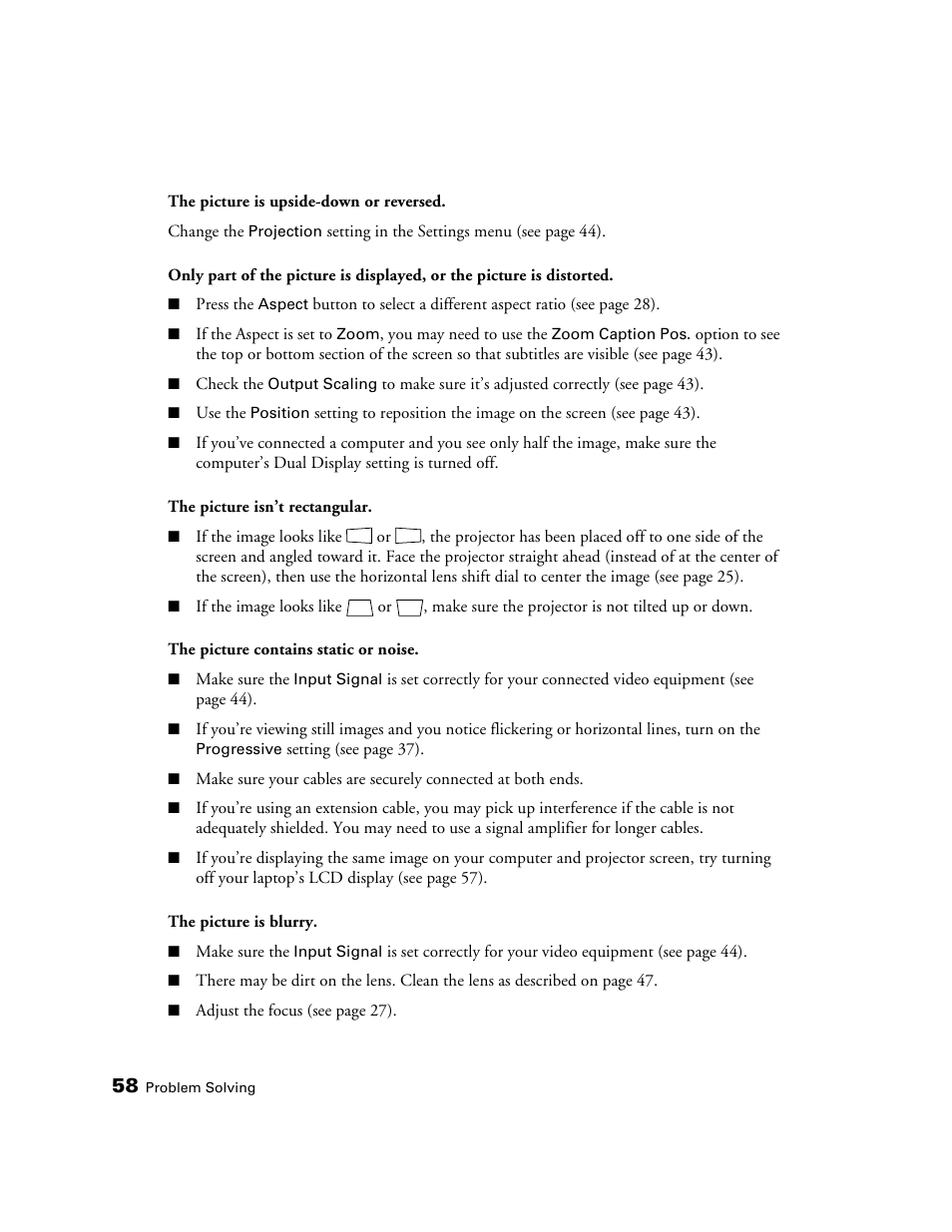 Epson 1080 User Manual | Page 58 / 76