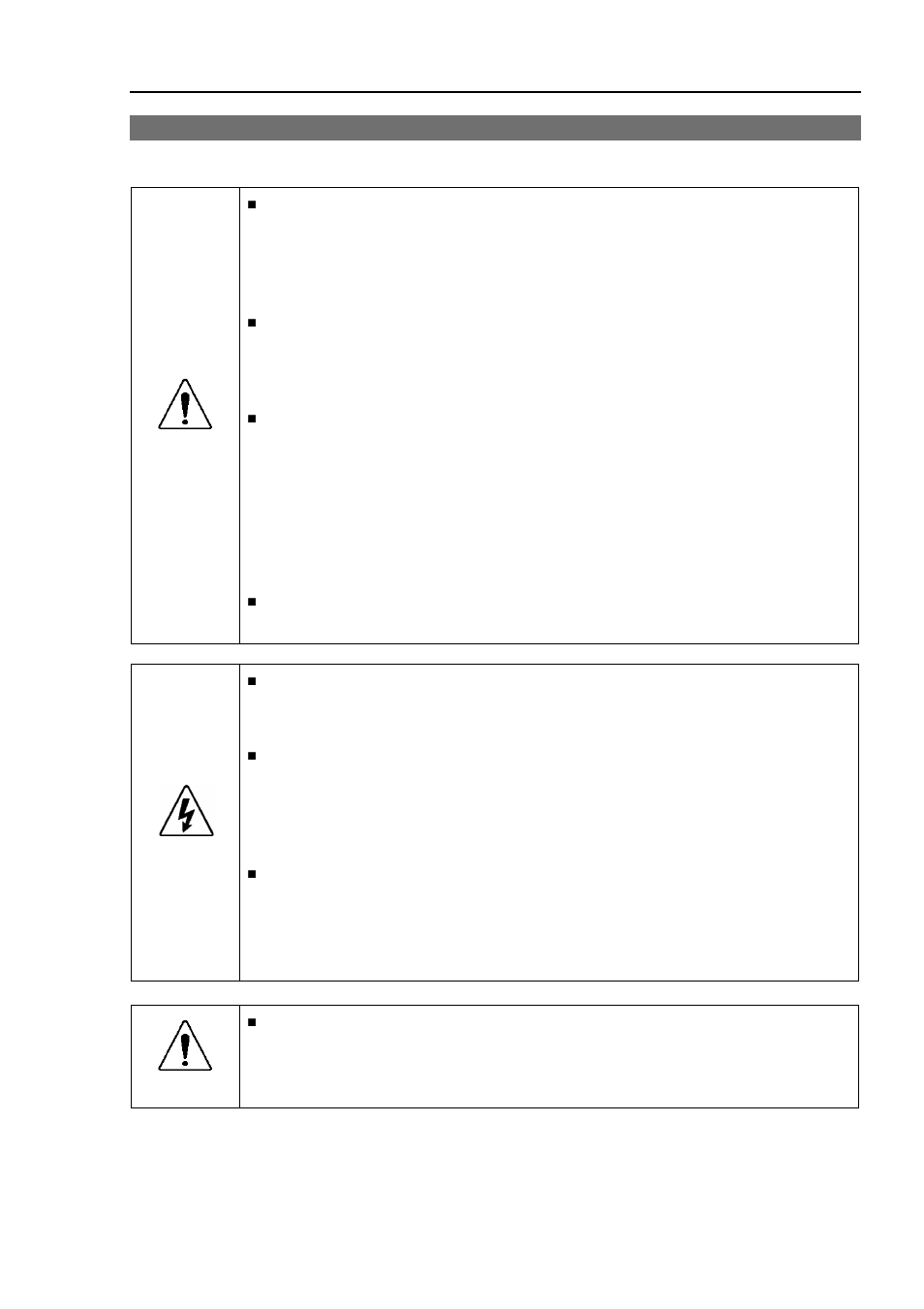 3 operation safety | Epson G10 Series User Manual | Page 15 / 82