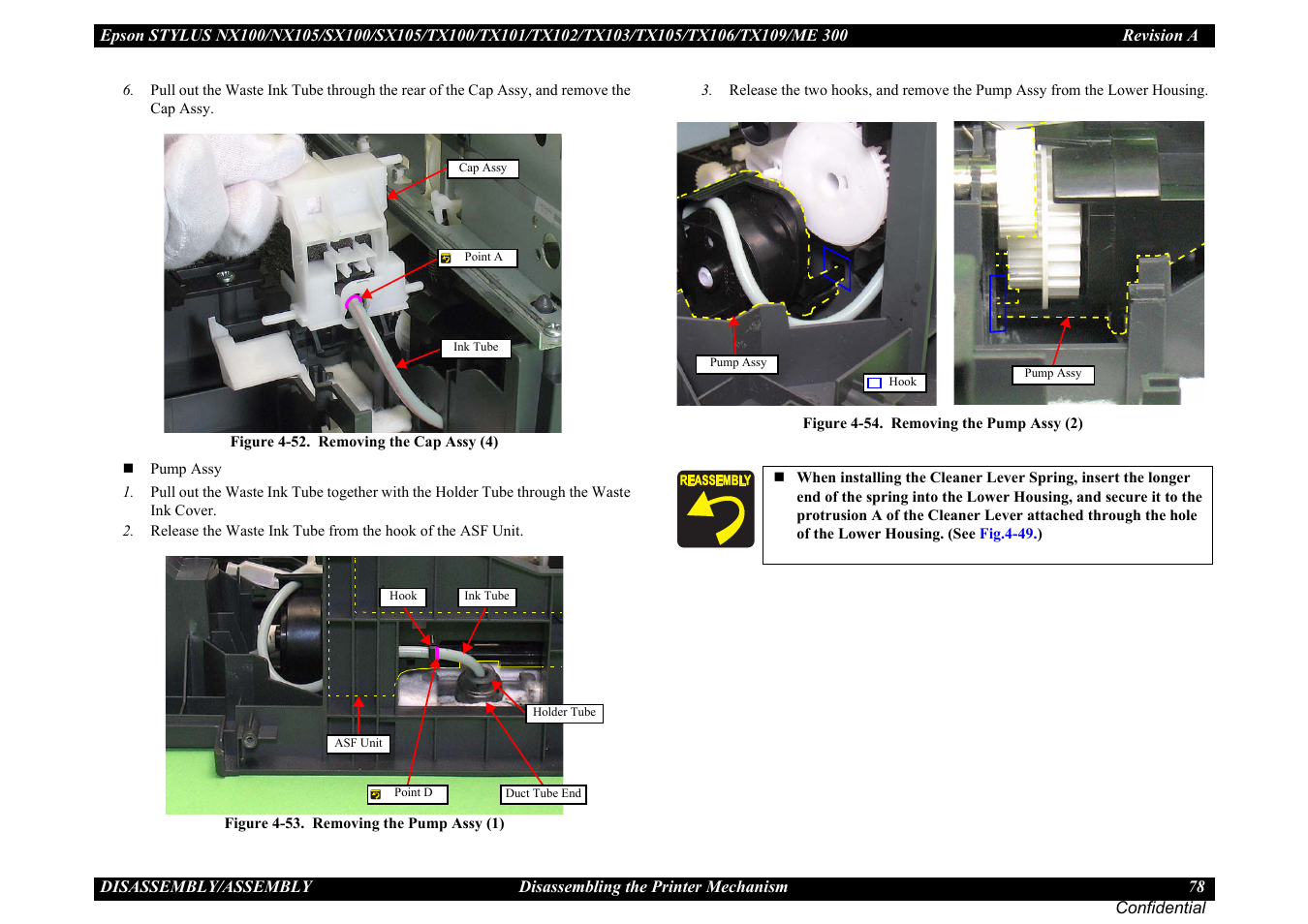 Epson Stylus TX100 User Manual | Page 78 / 113