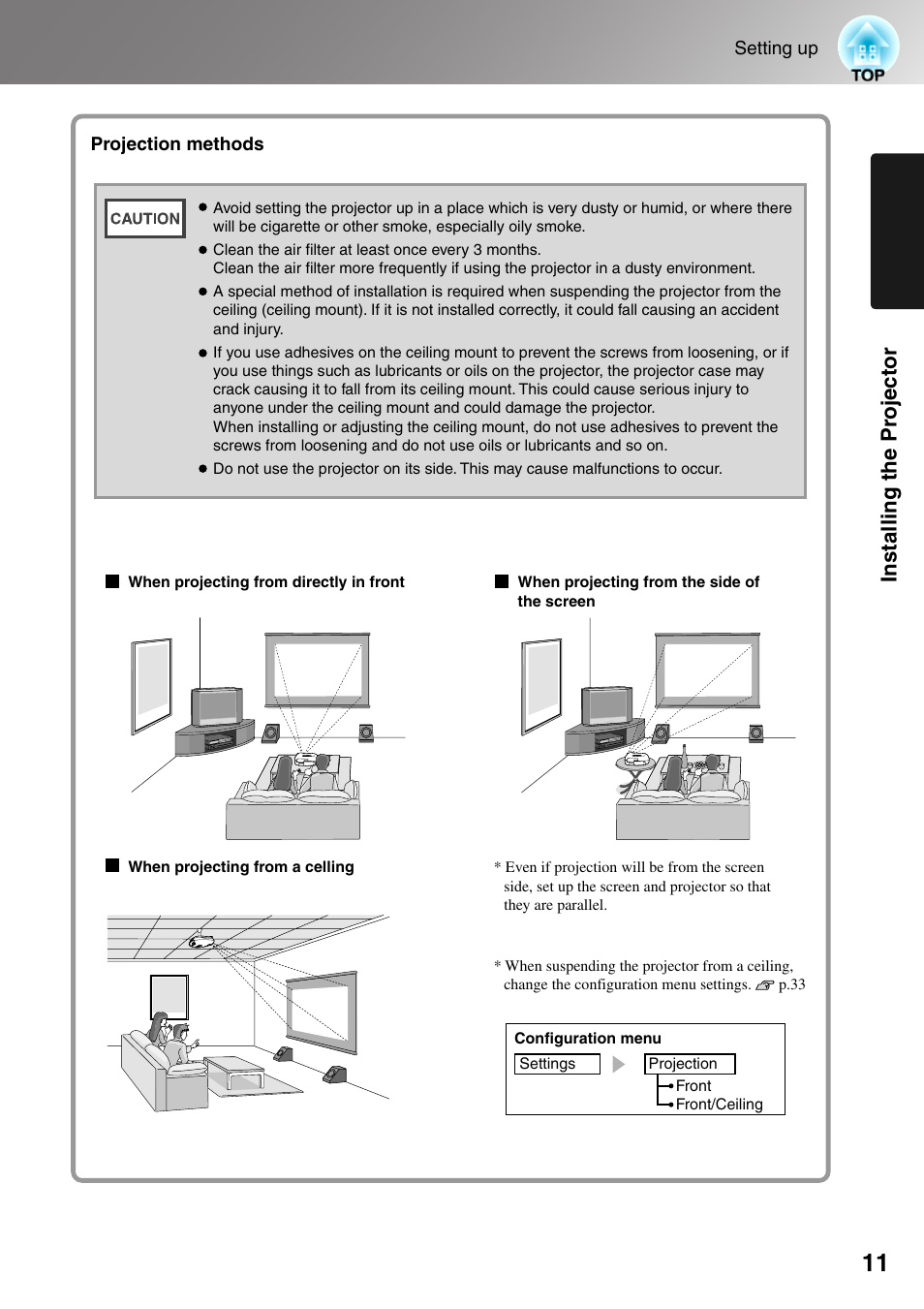 Epson DREAMIO EMP-TW700 User Manual | Page 13 / 60