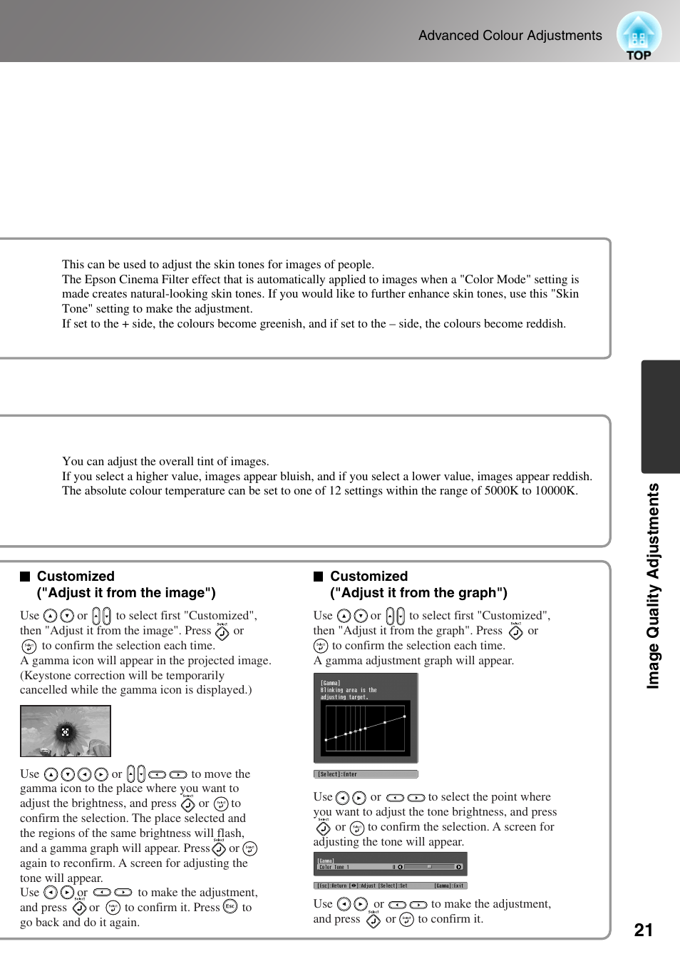 Epson DREAMIO EMP-TW700 User Manual | Page 23 / 60