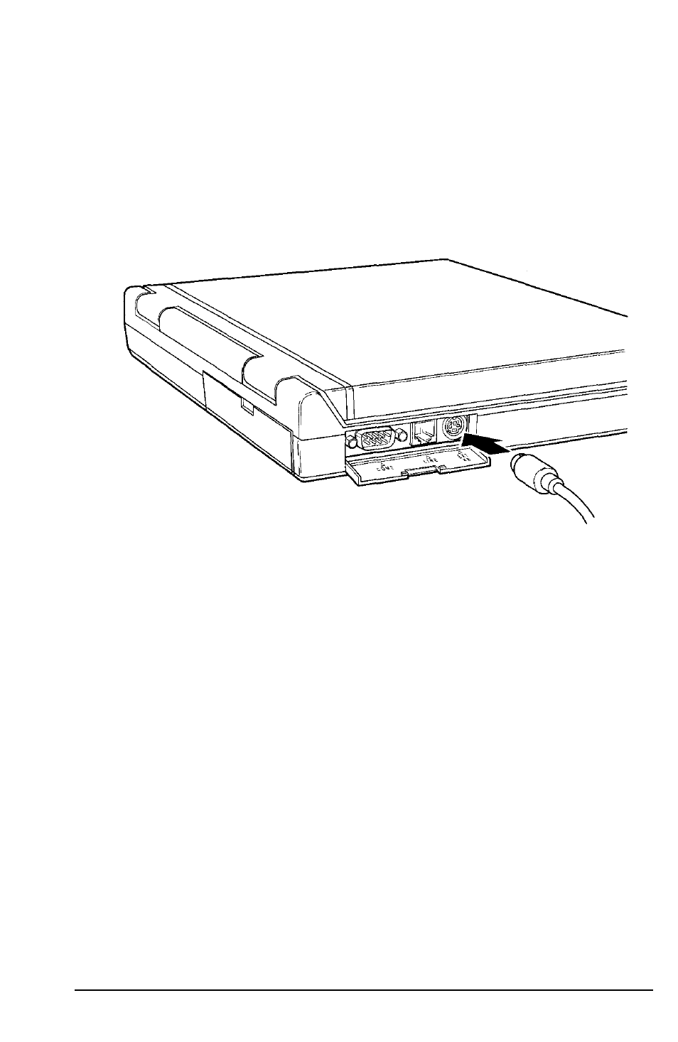 Connecting an optional pointing device, Connecting an external keyboard | Epson 4SLC2-50 User Manual | Page 65 / 154