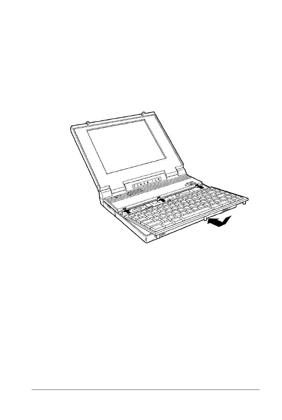 Replacing the keyboard, Replacing the keyboard -18 | Epson 4SLC2-50 User Manual | Page 75 / 154