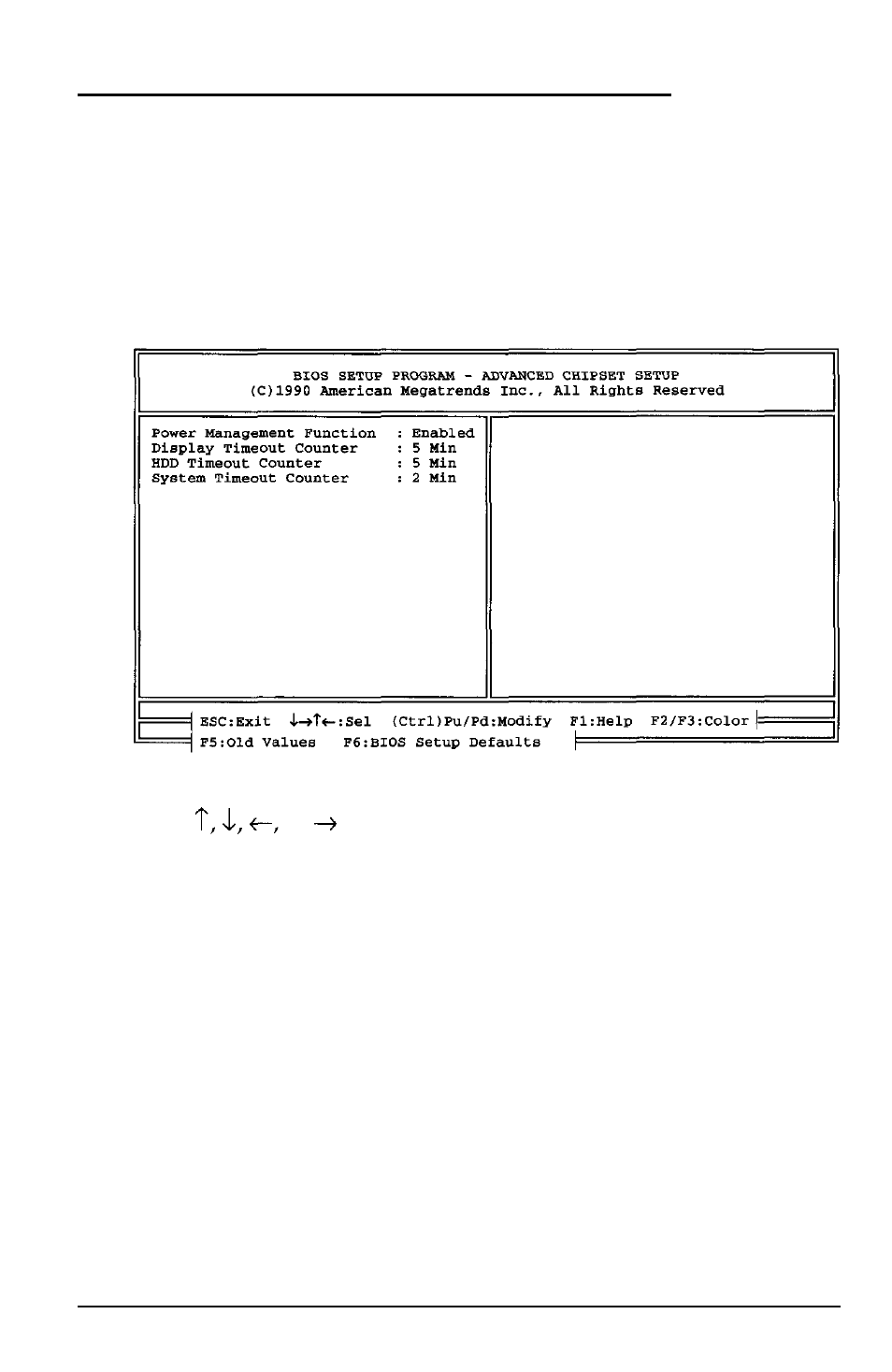 Changing the advanced chipset setup, Changing the advanced chipset setup -10 | Epson 4SLC2-50 User Manual | Page 86 / 154