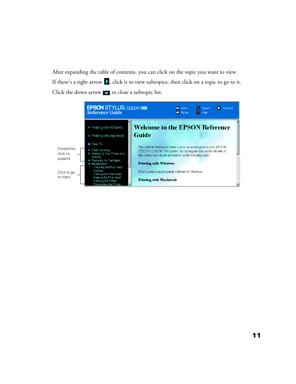 Epson 1160 User Manual | Page 16 / 73