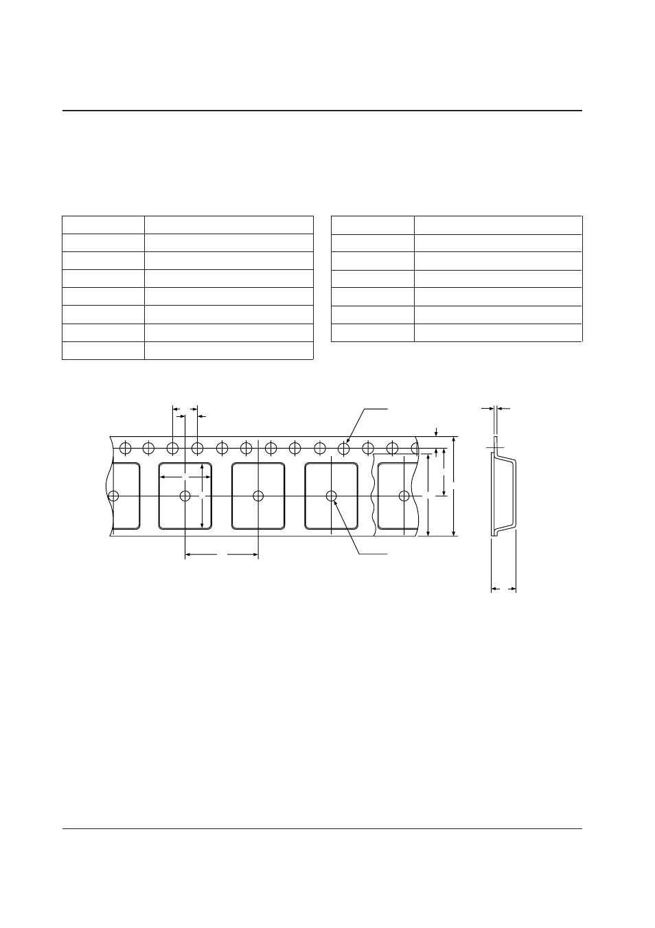 Emboss carrier taping standard (sop2-24pin ), Taping information, Epson | Appendix taping information | Epson Power Supply S1F70000 User Manual | Page 237 / 243