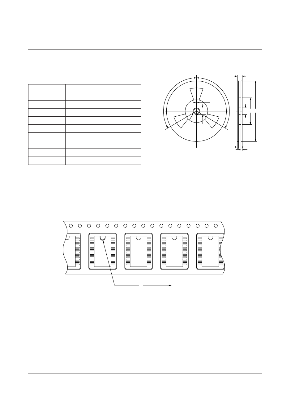 Reel specifications, Device positioning, Epson | Appendix | Epson Power Supply S1F70000 User Manual | Page 239 / 243
