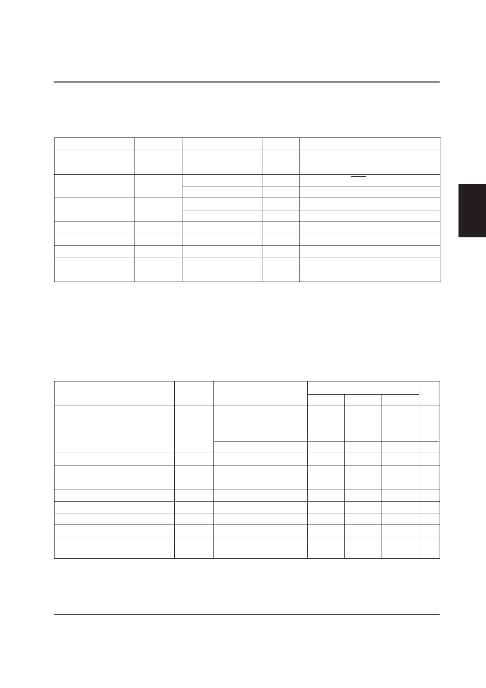 Specifications, Epson, Absolute maximum ratings | Reconmmended operating conditions | Epson Power Supply S1F70000 User Manual | Page 46 / 243