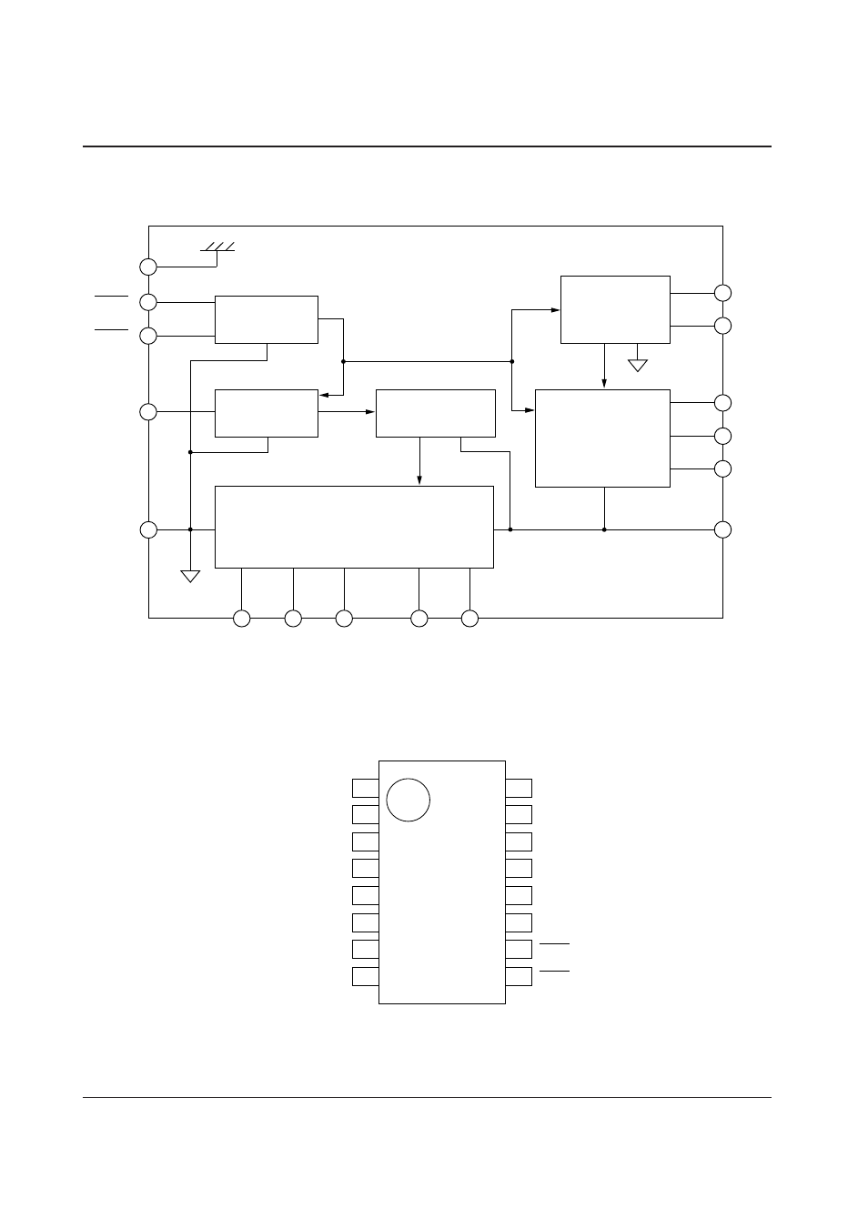 Block diagram, Pin descriptions, Block diagram pin descriptions | Epson | Epson Power Supply S1F70000 User Manual | Page 59 / 243