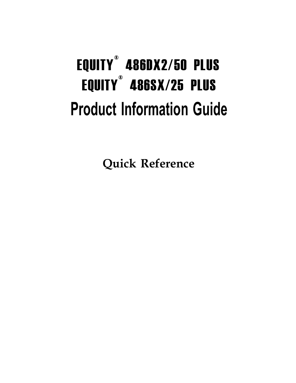 Epson 486DX2  EN User Manual | 6 pages