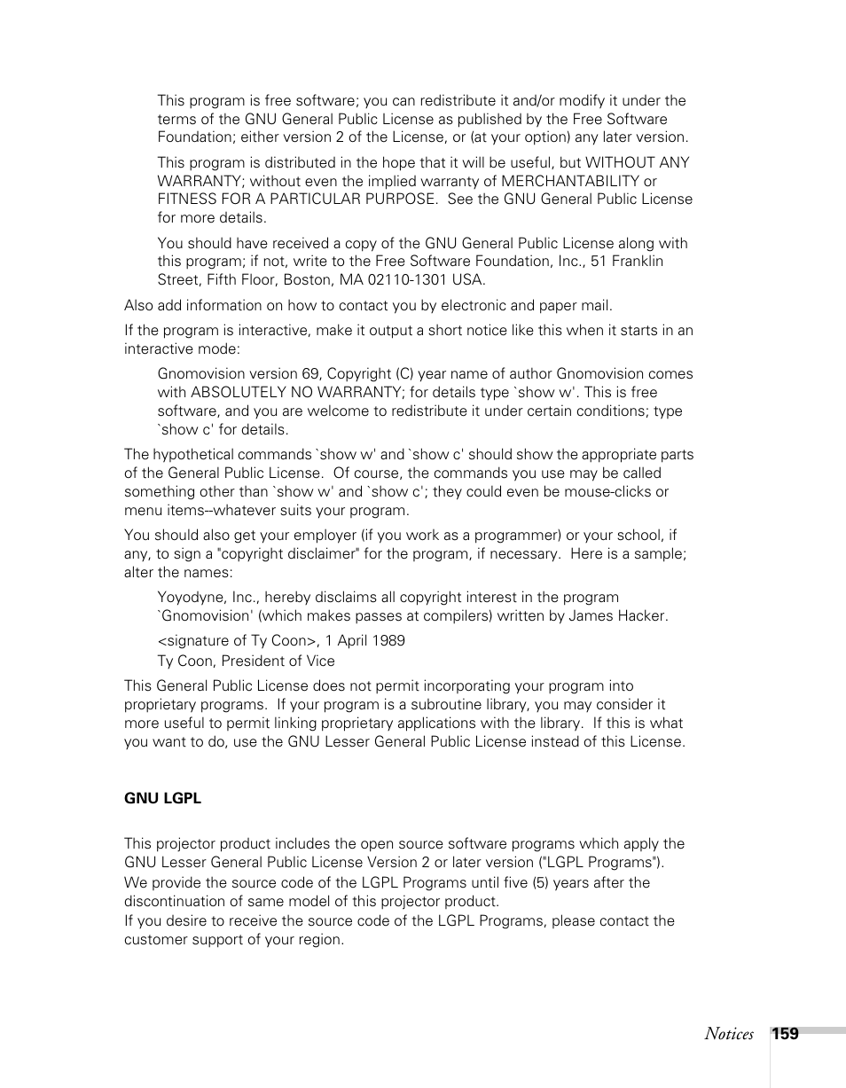 Epson BrightLink 450Wi User Manual | Page 159 / 186