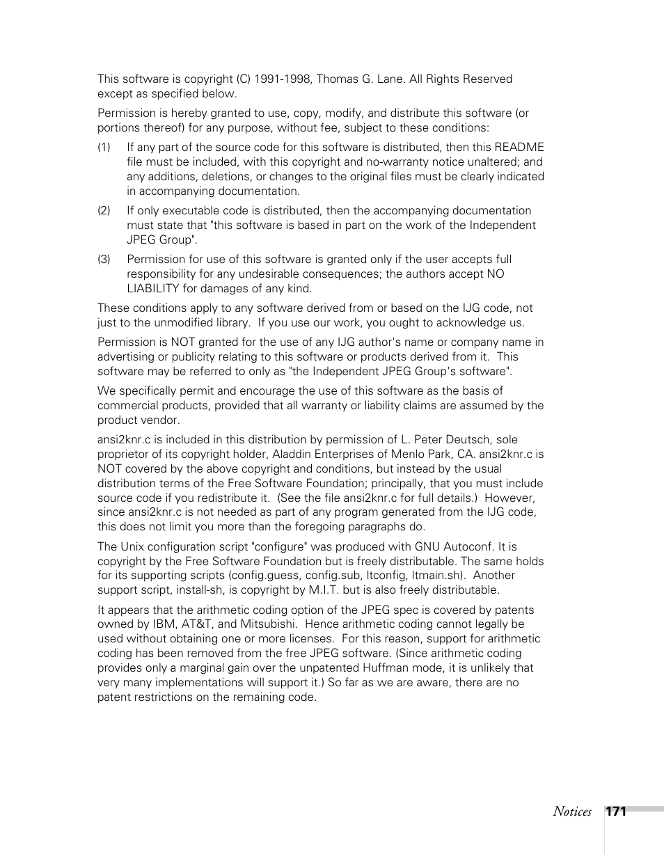 Epson BrightLink 450Wi User Manual | Page 171 / 186