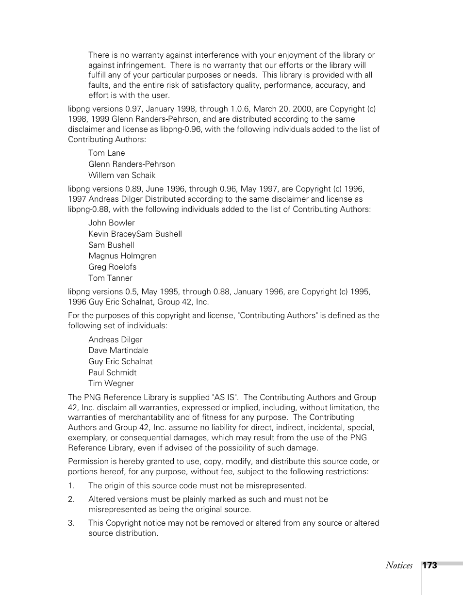 Epson BrightLink 450Wi User Manual | Page 173 / 186