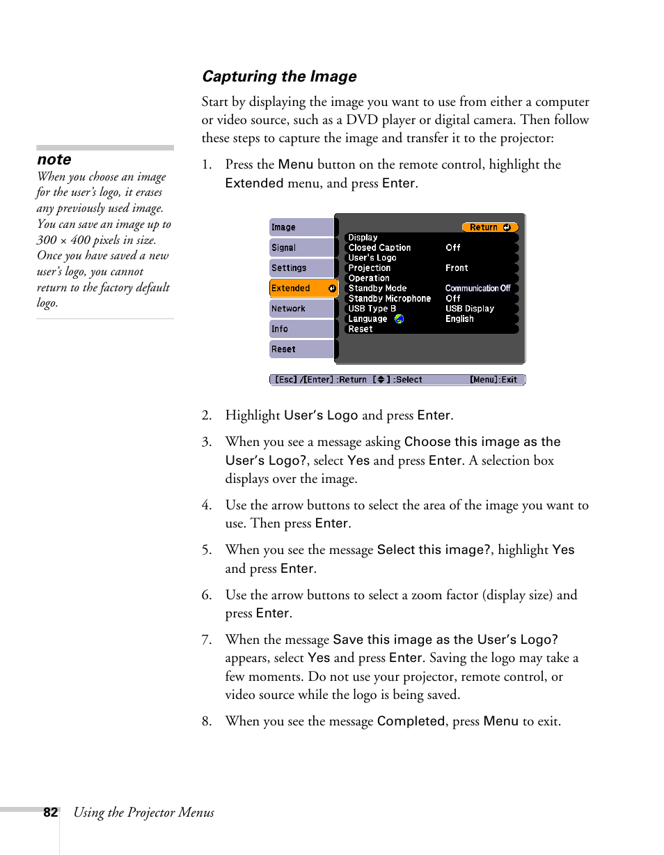 Epson BrightLink 450Wi User Manual | Page 82 / 186